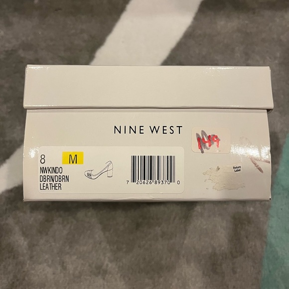 Nine West size 8 Kindo brown heels - Picture 6 of 8